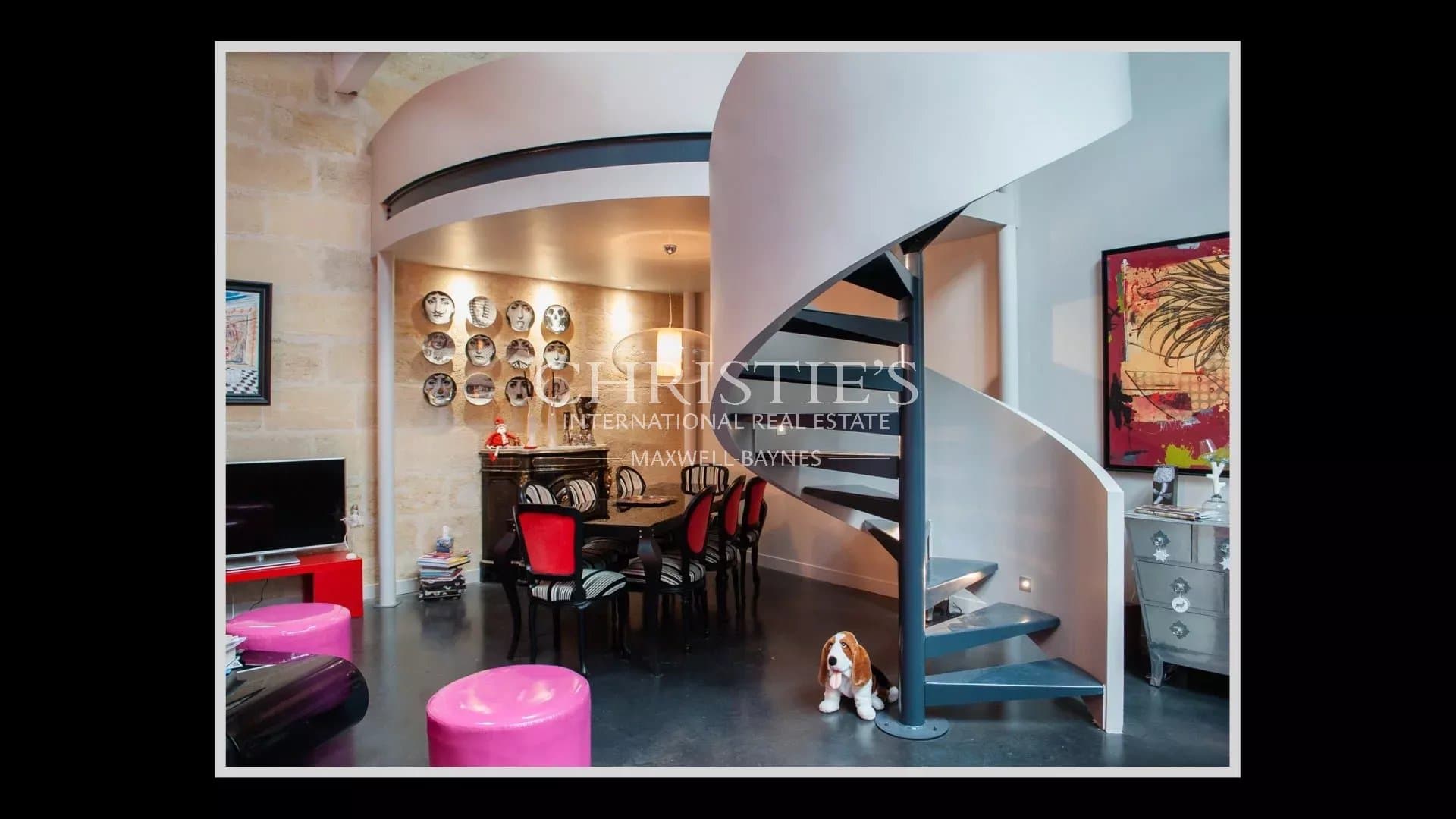 Bordeaux loft prestigieux avec terrasse et garage