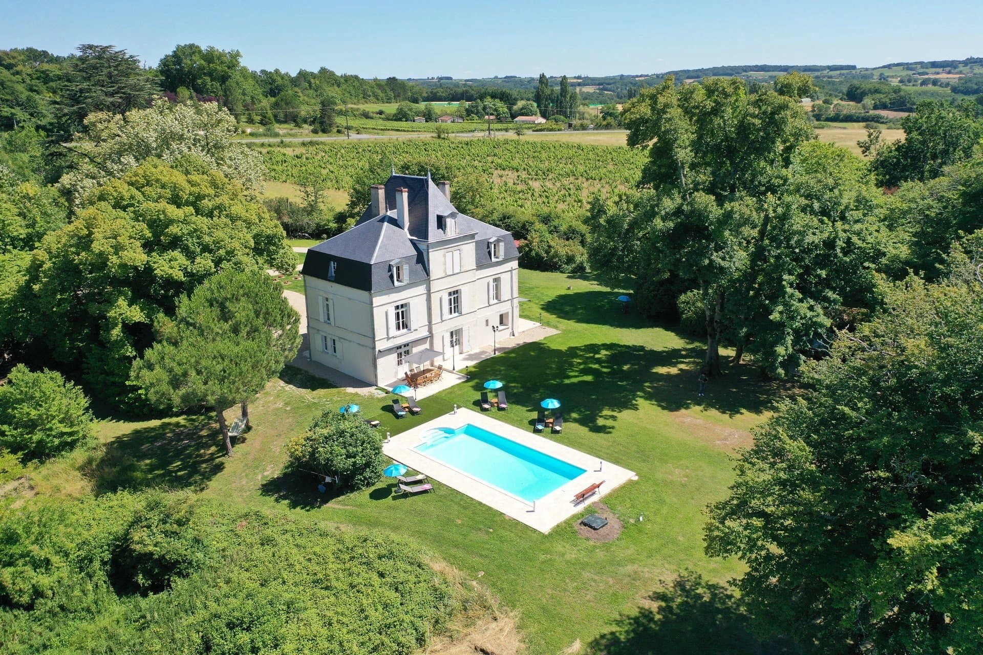 Charmant Château situé au milieu des vignes près de Bergerac