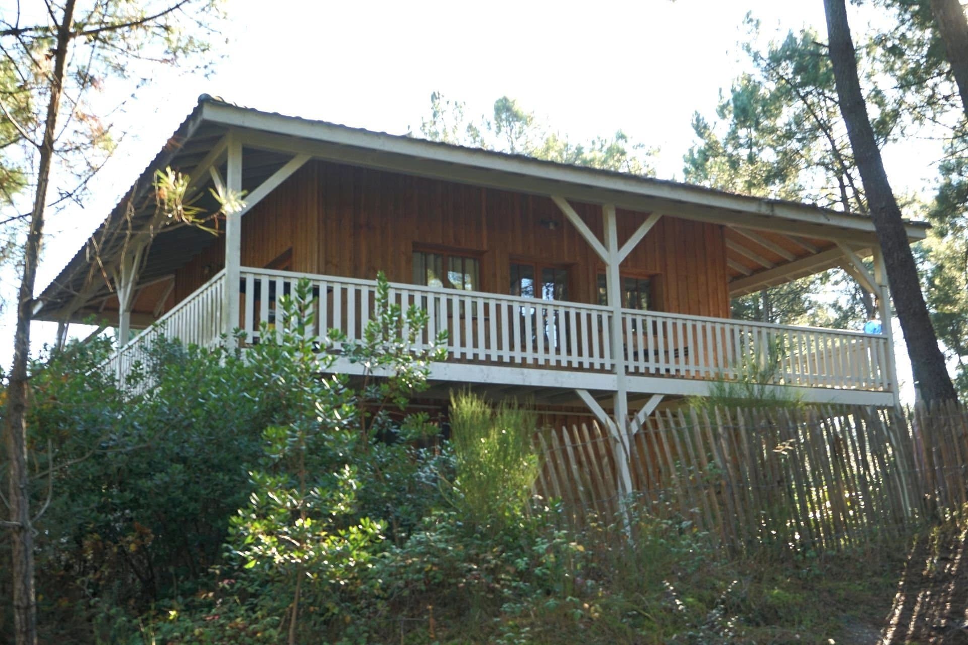 Lacanau - Wooden house open view between Lake and Ocean