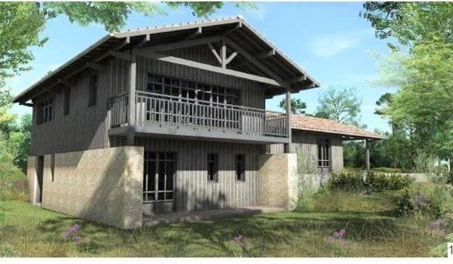 Pyla-sur-Mer - Terrain avec projet de construction.