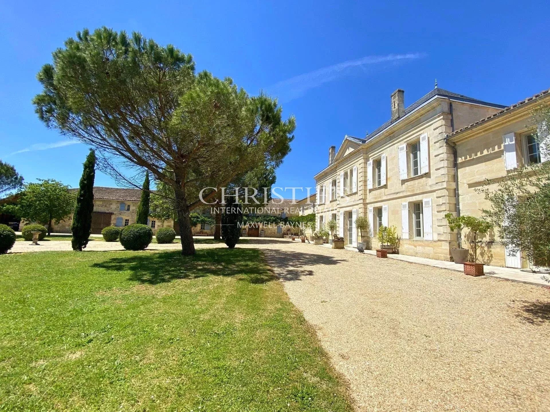 Attractive Chateau near Saint Emilion with 70 hectares of land