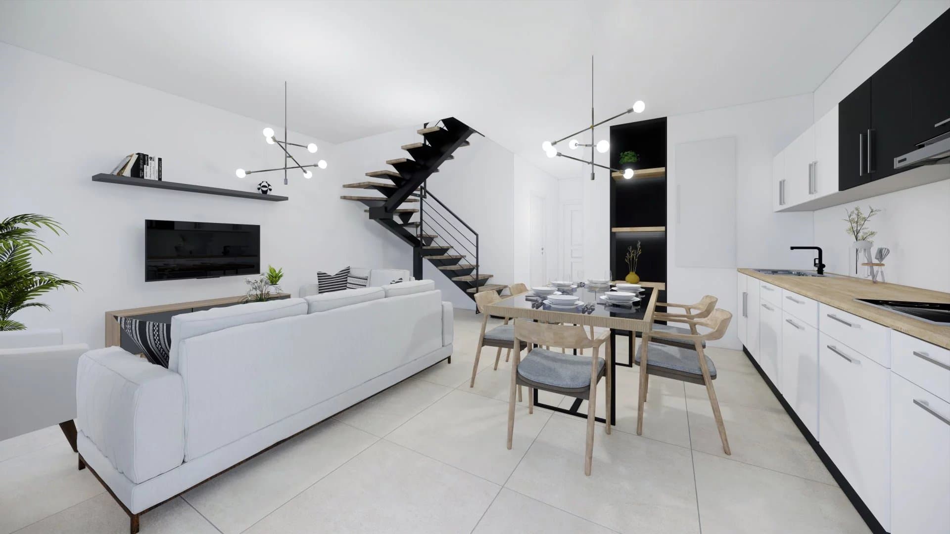 New build house La Rochelle downtown, garden and garage