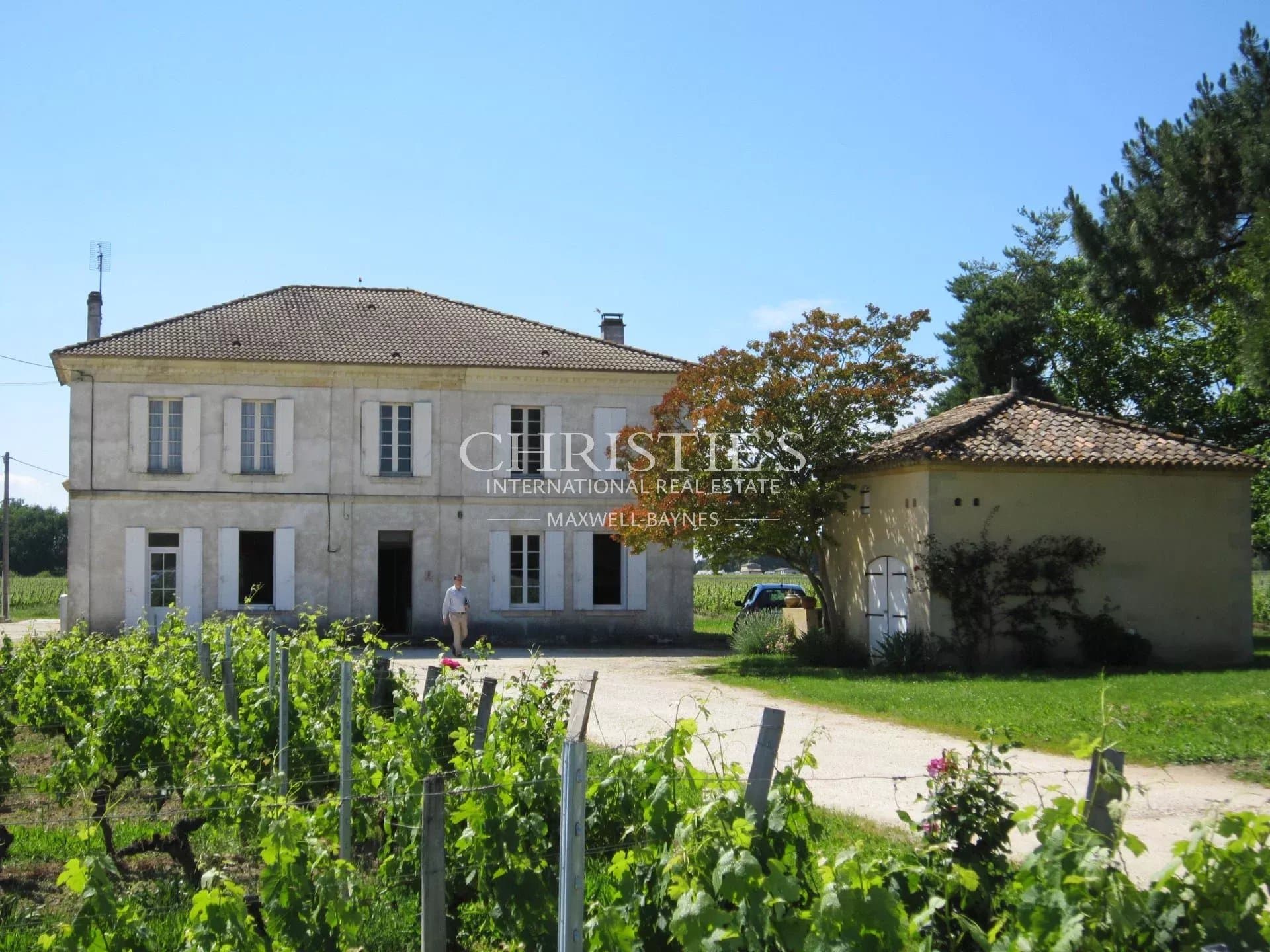 Propriété viticole en AOC Cotes de Bordeaux.