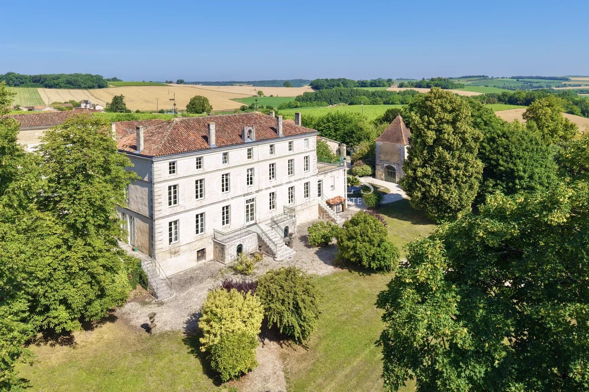 Superbe Domaine Rénové du XIXe Siècle au Cœur de la Sud Charente