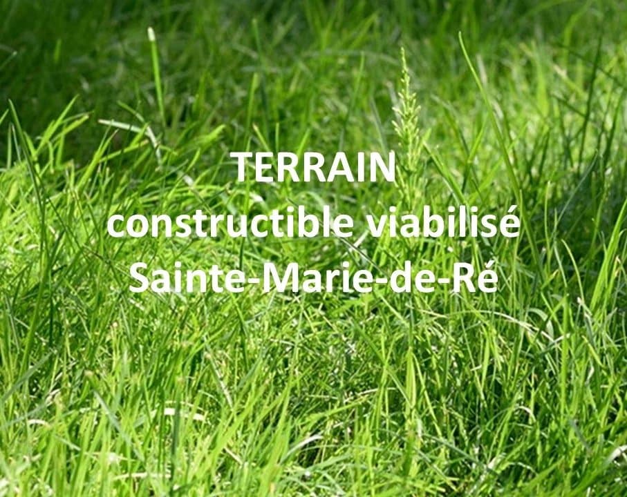 Terrain plat viabilisé, Sainte-Marie-de-Ré