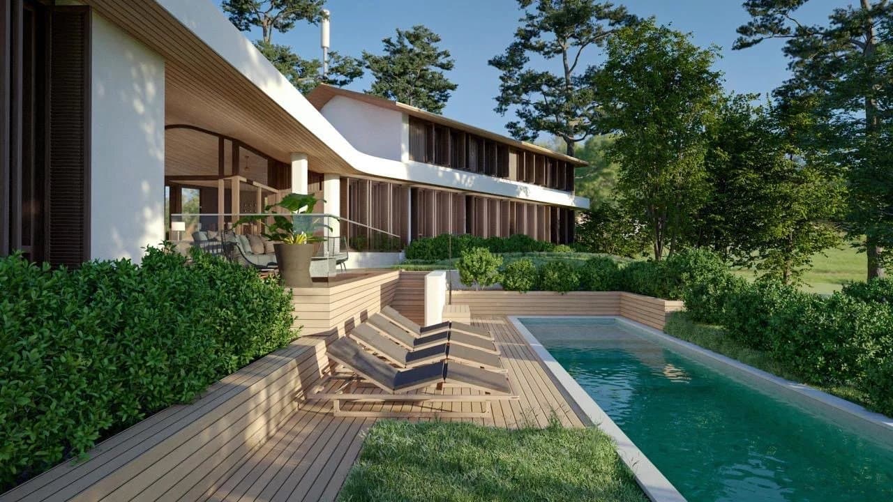 For sale Hossegor - House near the lake with plans to build a villa