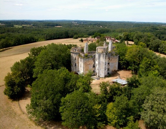 Château à vendre en Dordogne, France : une opportunité de restauration exceptionnelle