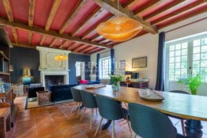 Renovated stone property with river Dordogne views