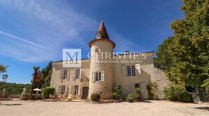 Majestic Chateau with guest house & 2 acres of land, close to Agen