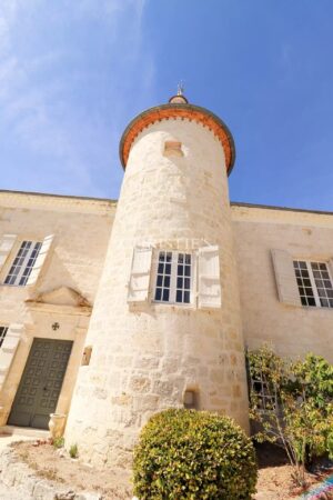 Beau château avec maison d'ami dans la campagne de l'Agenais