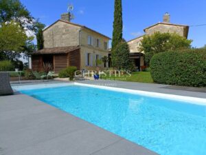Somptueuse Maison Girondine entièrement rénovée avec piscine, près de Libourne