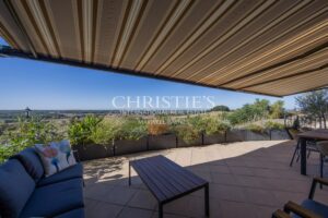 The Mill House, perched atop a hill, offers stunning and panoramic views