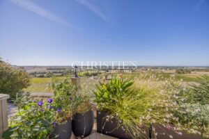 The Mill House, perched atop a hill, offers stunning and panoramic views