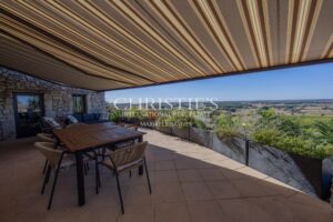 The Mill House, perched atop a hill, offers stunning and panoramic views