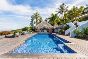 Villa d'exception, vue panoramique sur le lagon et Moorea