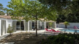 Villa avec piscine, plage à pieds - La Couarde sur Mer