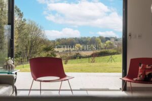 A contemporary retreat with a breathtaking view