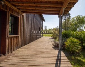 SECHOIR DE TABAC réaffectée nichée dans un cadre rural pittoresque, offrant 5 hectares de terre qui vous relient harmonieusement à la nature.