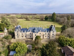 Imposant Château du XIXe Siècle avec Maison de Gardien, à Seulement 20 Minutes de Poitiers