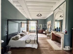 Château historique de la vallée de la Loire, superbement rénové, dans son parc de 5 hectares.