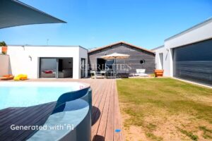 Lumineuse Maison et sa piscine à 10 min des plages de Châtelaillon