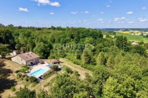 Elegant Renovated Farmhouse with Pool and Absolute Privacy in South Charente