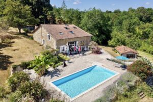 Elegant Renovated Farmhouse with Pool and Absolute Privacy in South Charente