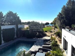 Splendide Villa d’architecte, vue mer panoramique sur Fort Boyard, accès privé au rivage