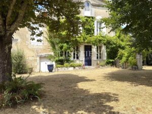 Elegant Stone Property with Guest House and Pool near Ribérac