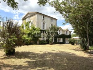 Elegant Stone Property with Guest House and Pool near Ribérac