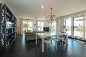 Luxury Apartment with Landscaped Terrace and Parking Spaces