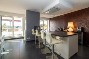 Luxury Apartment with Landscaped Terrace and Parking Spaces