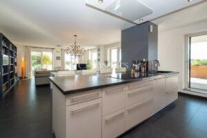 Luxury Apartment with Landscaped Terrace and Parking Spaces