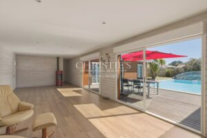 BISCARROSSE : Villa d’architecte ossature bois avec piscine et jardin