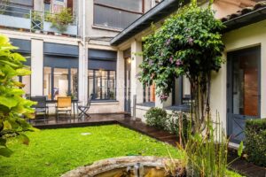 Jardin Public – Bureaux/Appartement de caractère avec grand jardin privatif