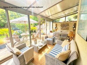 Exceptional Grand-Village: 1300 m² plot, 2 separate houses