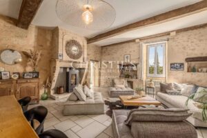 Belle maison de village avec gîte, grand jardin, cuisine d’été et piscine