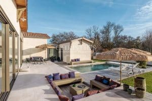 Maison d'exception plain-pied, centre-ville de Gradignan