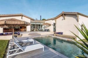 Maison d'exception plain-pied, centre-ville de Gradignan