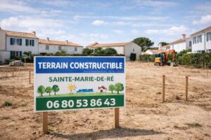 Terrain constructible centre village