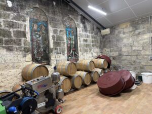 Ancien Château de caractère avec 3 hectares, petit vignoble d'agrément en AOC Lussac St Emilion. De nombreuses dépendances.