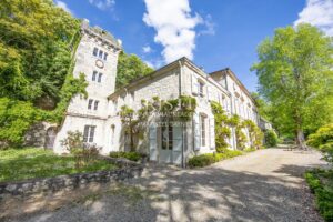 Le Château Éblouissant et Noble Avec des Tours Majestueuses