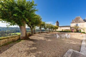 Exceptionnel domaine près de Saint-Emilion comprenant un Château historique entouré de 111 ha dont 7 ha de vignes, parc avec piscine et tennis