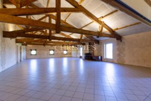 Exceptionnel domaine près de Saint-Emilion comprenant un Château historique entouré de 111 ha dont 7 ha de vignes, parc avec piscine et tennis