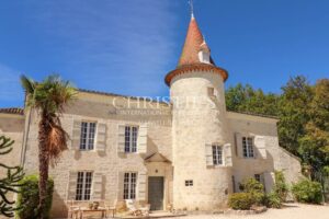Petit Chateau featuring a Tower and Guest House with Easy-to-Maintain Gardens