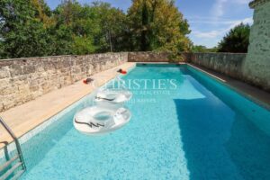 Petit Chateau featuring a Tower and Guest House with Easy-to-Maintain Gardens