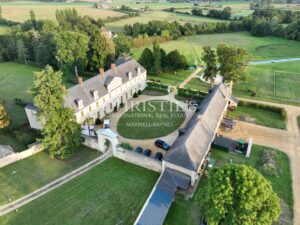 Historic 18th-century abbey with equestrian estate in pristine countryside.