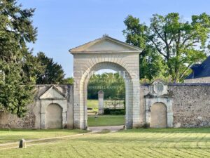 Historic 18th-century abbey with equestrian estate in pristine countryside.