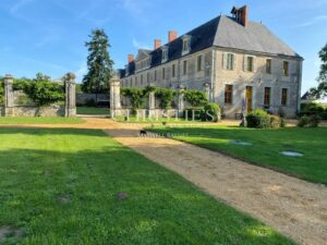 Historic 18th-century abbey with equestrian estate in pristine countryside.