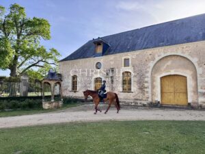 Historic 18th-century abbey with equestrian estate in pristine countryside.